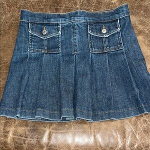Juicy Couture Classic Blue Denim Mini Skirt